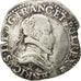 FRANCE, Franc au Col Plat, 1579, Amiens, VF(30-35), Silver, Sombart #4714, 13.71