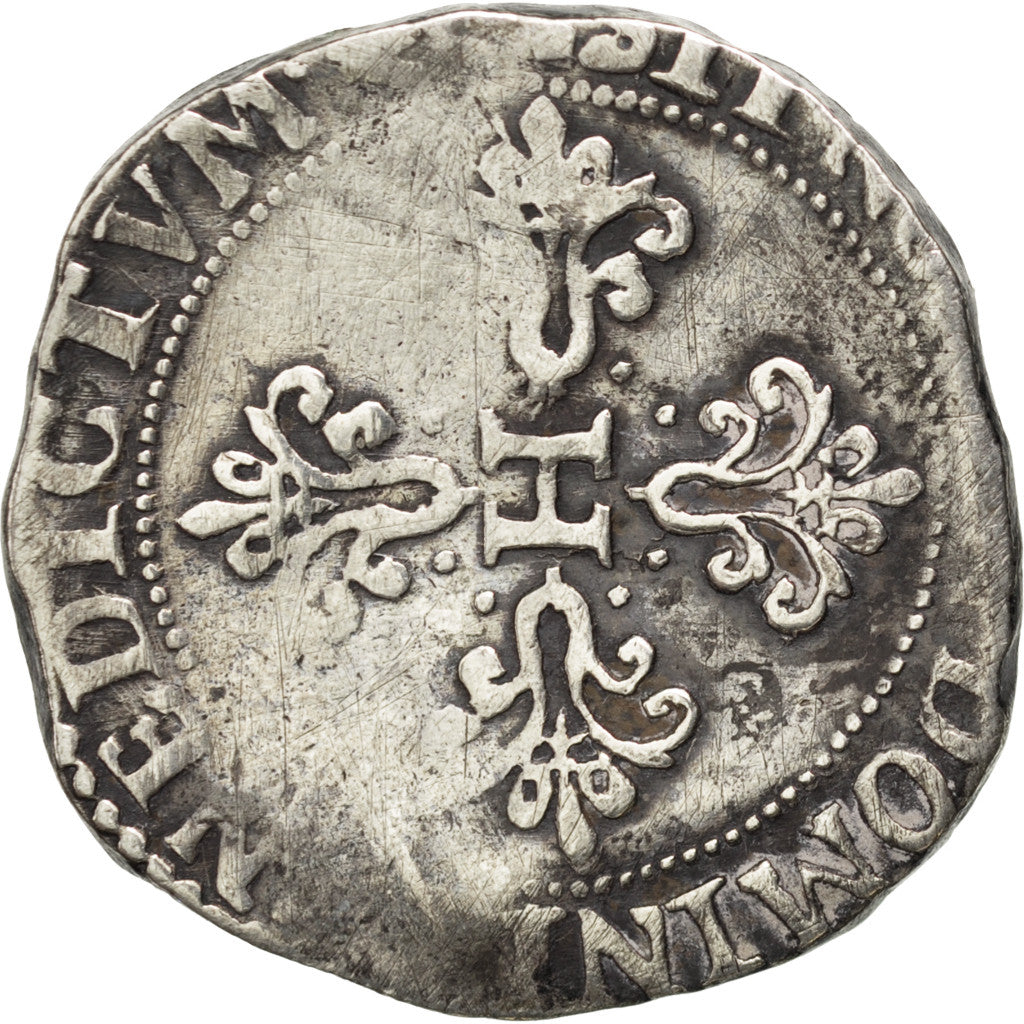 Francia, Franc au Col Plat, 1578, B, Argento, Sombart:4714