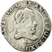 Coin, France, Franc au Col Fraisé, 1581, Toulouse, F(12-15), Silver
