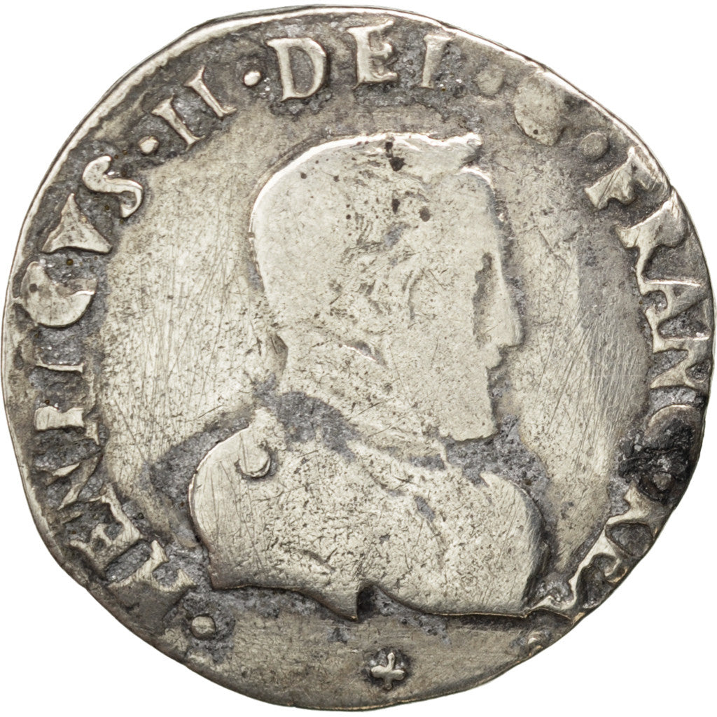 FRANCE, Teston, 1561, Grenoble, VF(20-25), Silver, Sombart #4596, 9.08
