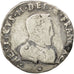 FRANCE, Teston, 1561, Grenoble, VF(20-25), Silver, Sombart #4596, 9.08