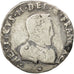 FRANCE, Teston, 1561, Grenoble, VF(20-25), Silver, Sombart #4596, 9.08