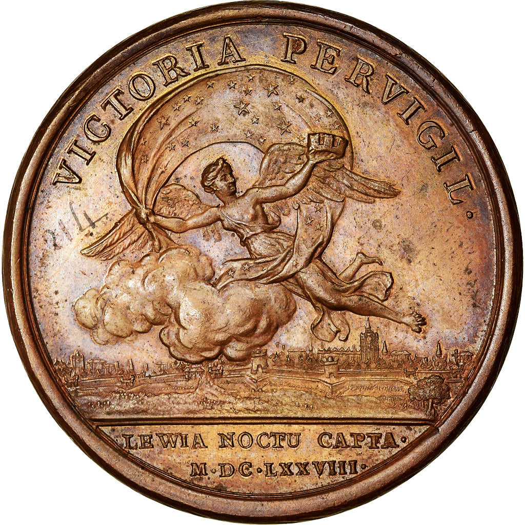 France, Médaille, Louis XIV, Prise de Léau, History, 1678, Mauger, SUP