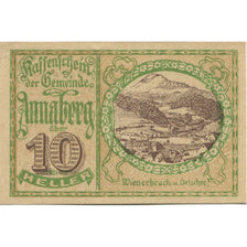 Banknote, Austria, Annaberg, 10 Heller, paysage, 1920, UNC(63) Mehl:FS 44a