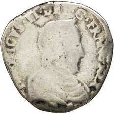 FRANCE, Teston, 1561, Grenoble, VG(8-10), Silver, Sombart #4596, 8.56