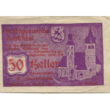 Banknote, Austria, Kitzbühel, 50 Heller, Blason, 1920 AU(55-58) Mehl:FS 449d