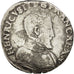 FRANCE, Teston, 1557, Lyons, VF(30-35), Silver, Sombart #4558, 9.01