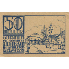 Banknote, Austria, Lembach, 50 Heller, village, 1920, UNC(63), Mehl:FS 510b