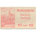 Billet, Autriche, Imbach, 10 Heller, Eglise 1920-12-31, SPL, Mehl:FS 404II