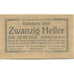 Banknote, Austria, Hirschbach, 20 Heller, chalet, 1920 UNC(63) Mehl:FS 379