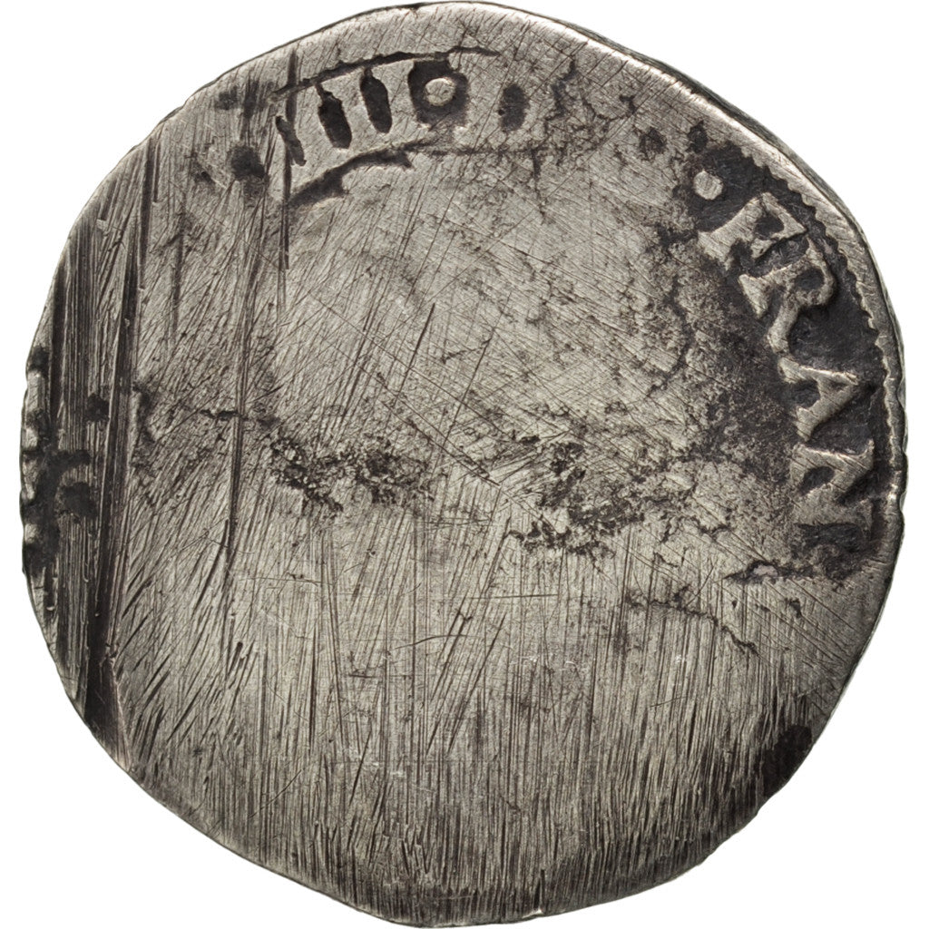 FRANCE, Teston, 1563, VG(8-10), Silver, Sombart #4602, 8.46