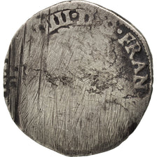 FRANCE, Teston, 1563, VG(8-10), Silver, Sombart #4602, 8.46