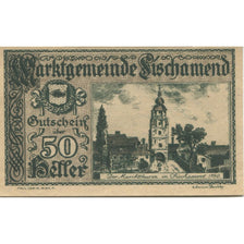 Banknote, Austria, Fischamend, 50 Heller, château, 1920 UNC(63) Mehl:FS 202