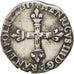 FRANCE, 1/4 Ecu, 1583, Angers, VF(30-35), Silver, Sombart #4662, 9.25