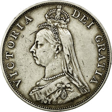 Coin, Great Britain, Victoria, Double Florin, 1887, EF(40-45), Silver, KM:763