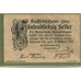 Biljet, Oostenrijk, Fieberbrunn, 75 Heller, personnage, 1921 SPL Mehl:FS 200Ic