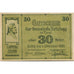 Billet, Autriche, Brixlegg, 30 Heller, paysage 1920-10-31, SPL, Mehl:FS 104a