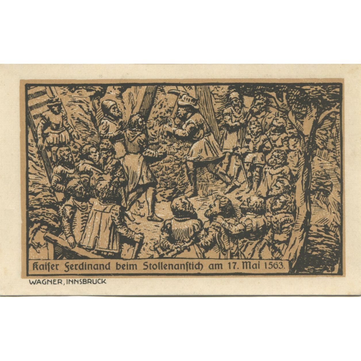 Banknote, Austria, Hall, 70 Heller, personnage, 1920 UNC(63) Mehl:FS 342IIa