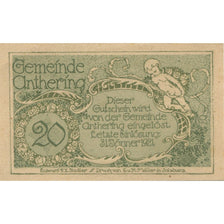 Banknote, Austria, Anthering, 20 Heller, Eglise, 1920 UNC(63) Mehl:FS 46f