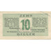 Banconote, Austria, Weitersfelden, 10 Heller, paysage, 1920 SPL- Mehl:FS 1164a