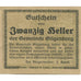 Banknote, Austria, Gilgenberg, 20 Heller, Maison, 1920, UNC(63), Mehl:FS 236a