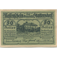 Banconote, Austria, Stattersdorf, 50 Heller, école, 1920 SPL Mehl:FS 927