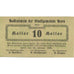Banconote, Austria, Horn, 10 Heller, valeur faciale, 1920 SPL Mehl:FS 397Ia5