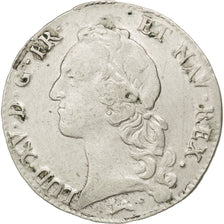 FRANCE, Écu au bandeau, ECU, 1747, Bayonne, KM #512.12, VF(20-25), Silver, ...