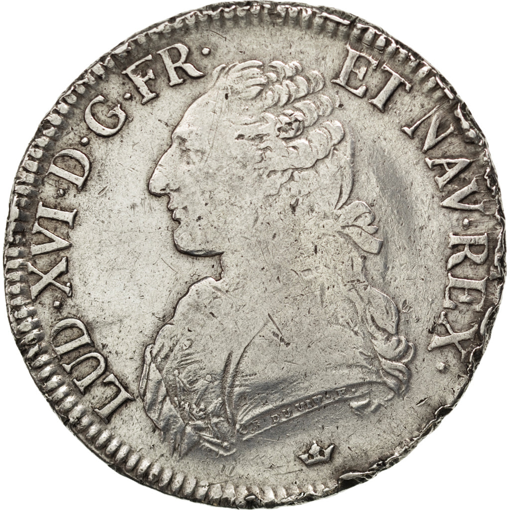Francia, Louis XVI, Écu aux branches d'olivier, Ecu, 1781, Toulouse, MB, Arg...