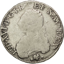 FRANCE, Écu aux branches d'olivier, ECU, 1783, Bayonne, KM #564.9, VG(8-10), ...