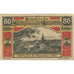Banknote, Austria, Amstetten, 80 Heller, paysage, 1920 UNC(63) Mehl:FS 37II