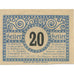Banknote, Austria, Treubach, 20 Heller, Boeuf, 1920 UNC(63) Mehl:FS 1082