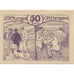 Geldschein, Österreich, St Georgen, 50 Heller, chien, 1920 UNZ- Mehl:FS 888IIa