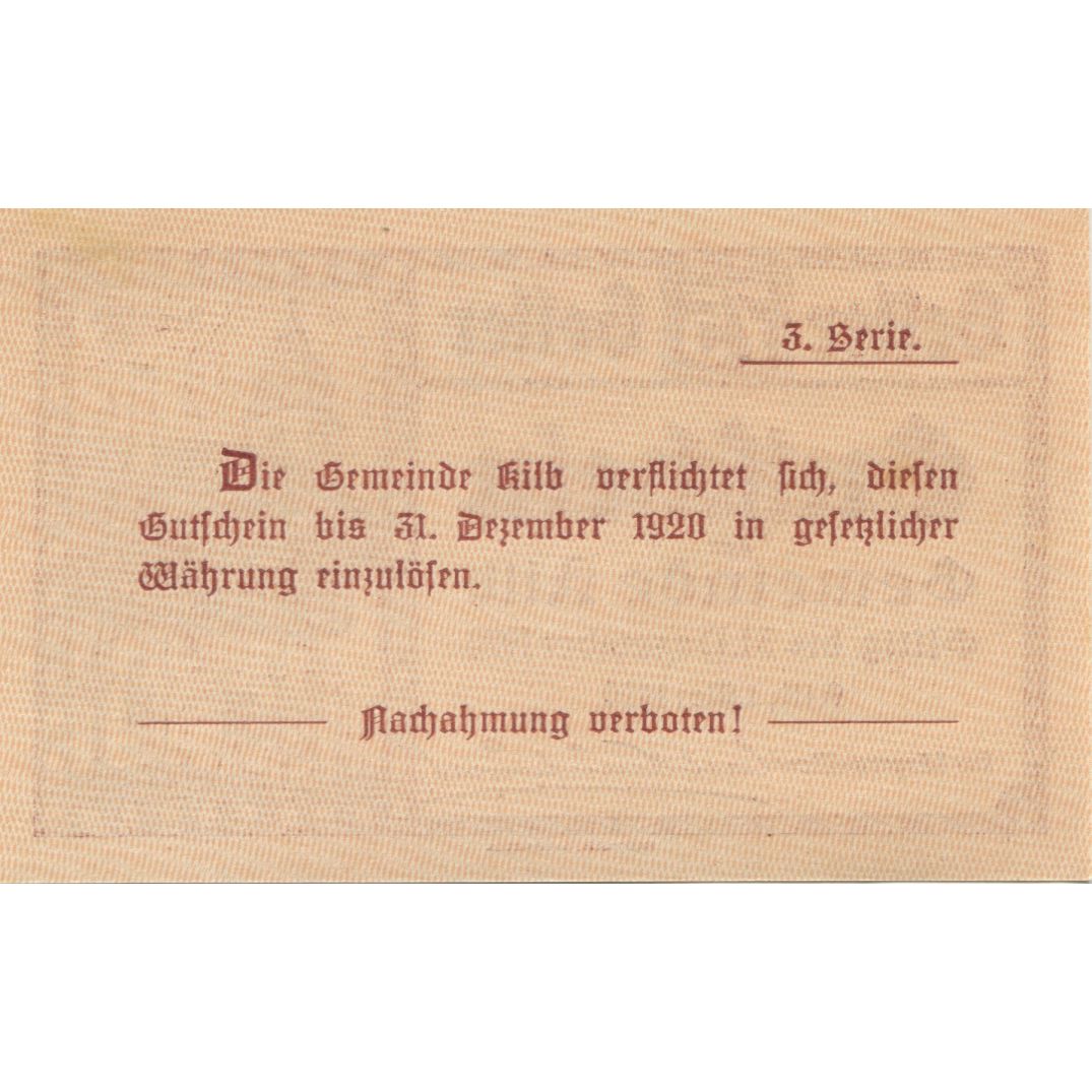 Banknote, Austria, Kilb, 75 Heller, Eglise 1920-12-31, UNC(63), Mehl:FS 436