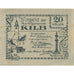 Banknote, Austria, Kilb, 20 Heller, rue 1920-12-31, AU(55-58), Mehl:FS 436