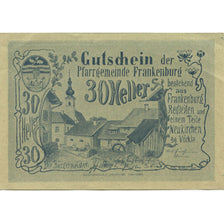 Banknote, Austria, Frankenburg, 30 Heller, village, 1920 UNC(63) Mehl:FS 207b