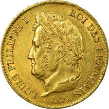 Monnaie, France, Louis-Philippe, 40 Francs, 1837, Paris, TTB+, Or, KM:747.1