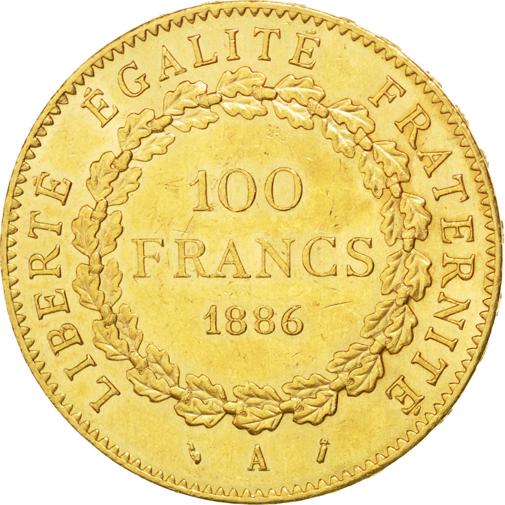 Francia, Génie, 100 Francs, 1886, Paris, BB+, Oro, KM:832, Gadoury:1137