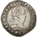 FRANCE, Franc au Col Plat, 1586, Paris, EF(40-45), Silver, Sombart #4714, 14.09