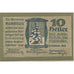 Biljet, Duitsland, Hochfilzen, 10 Heller, sapin 1920-12-31, SUP Mehl:FS 382a