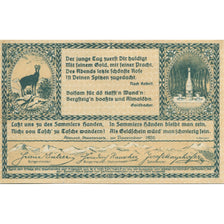 Banknote, Austria, Admont, 40 Heller, montagne, 1920, UNC(63), Mehl:FS 6c