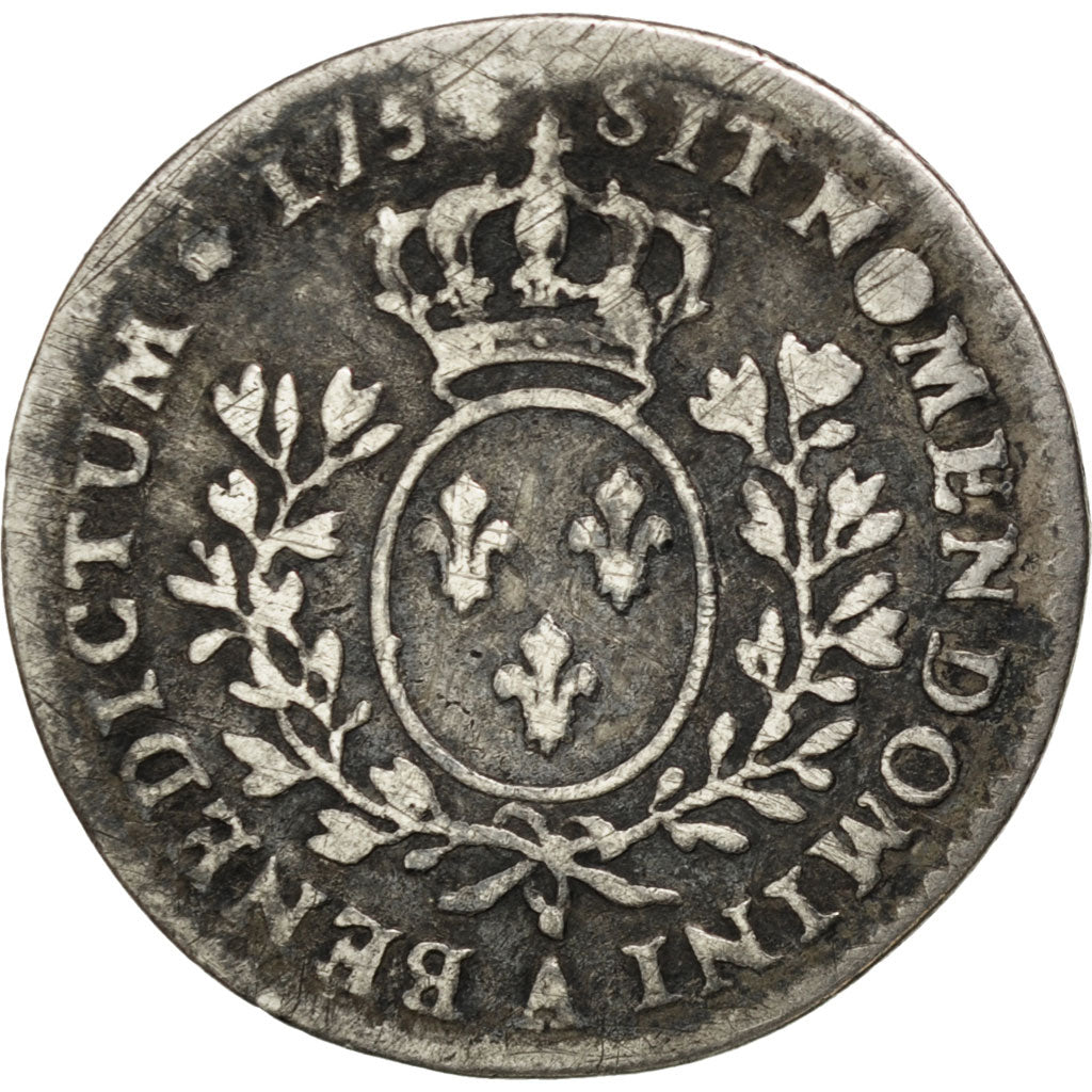 Louis XV, 1/10 Ecu au bandeau 1754 Paris, Gadoury 292
