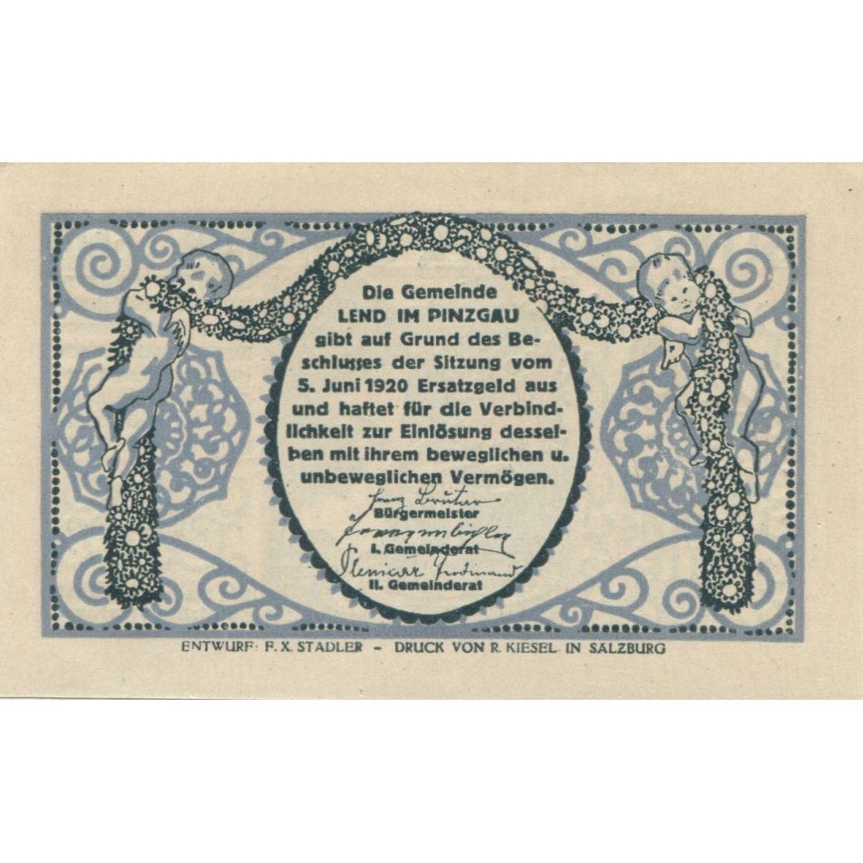 Banknote, Austria, Lend, 20 Heller, lac, 1920, UNC(63), Mehl:FS 511IIb