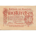 Banknote, Austria, Gunskirchen, 50 Heller, village, 1920 UNC(63) Mehl:FS 309Ia