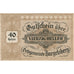 Banknote, Austria, Hargelsberg, 40 Heller, Texte, 1920 UNC(63) Mehl:FS 349IIc