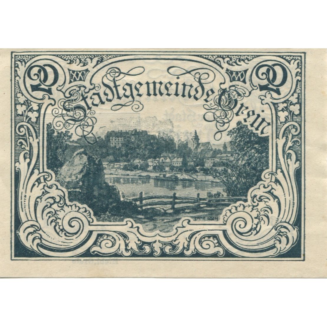 Banknote, Austria, Grein, 20 Heller, paysage 1920-12-31 UNC(63), Mehl:FS 276IIIa
