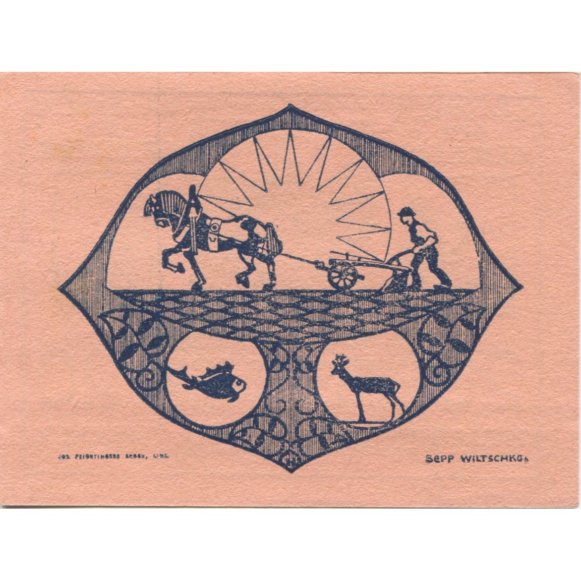 Banknote, Austria, Hagenberg, 20 Heller, Eglise, 1921 UNC(63) Mehl:FS 330a