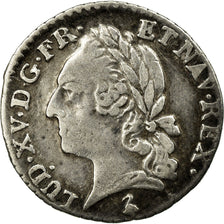 Coin, France, Louis XV, 1/20 Écu à la vieille tête (6 sols), 6 Sols, 1/20