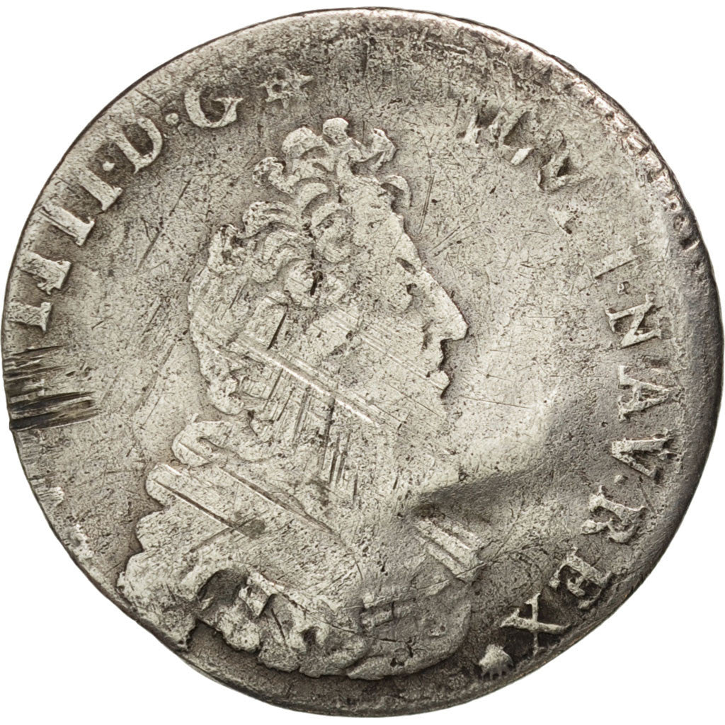 Coin, France, Louis XIV, 1/12 Écu aux insignes, 1/12 ECU, 10 Sols, 1702, Paris