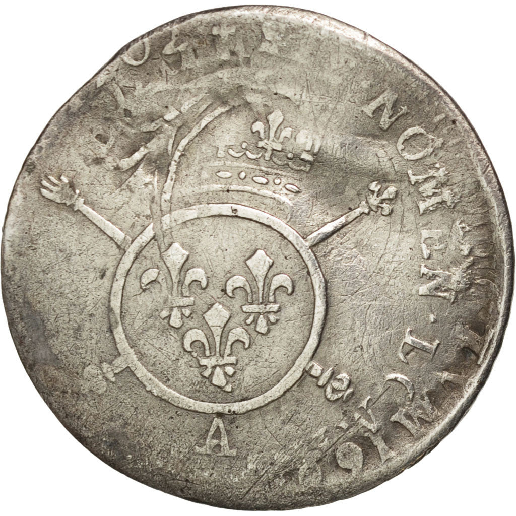 Coin, France, Louis XIV, 1/12 Écu aux insignes, 1/12 ECU, 10 Sols, 1702, Paris